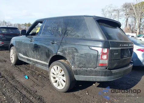 2016 Land Rover Range Rover 5.0L V8 Supercharged from USA, damaged, VIN SALGS2EF4GA308416